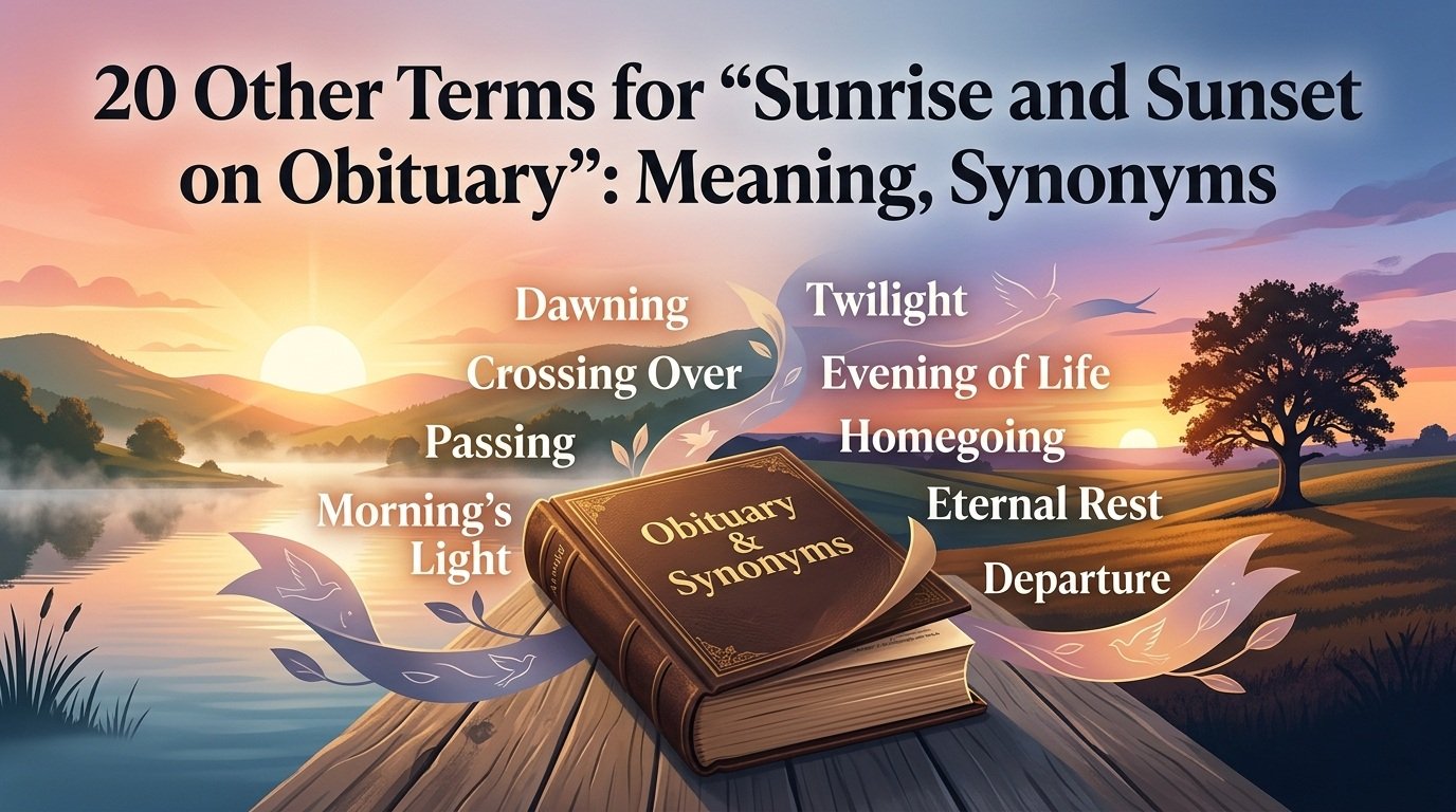 Sunrise And Sunset On Obituary