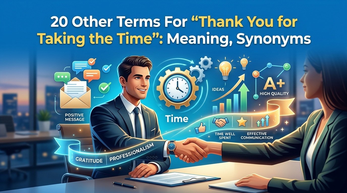 Thank You For Taking The Time
